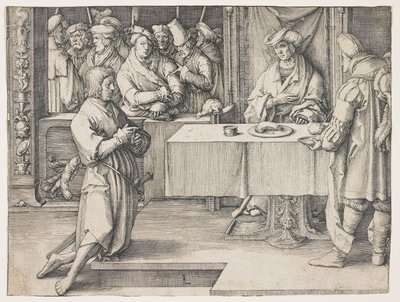 Joseph interprétant les rêves de Pharaon, 1512 - Lucas van Leyden